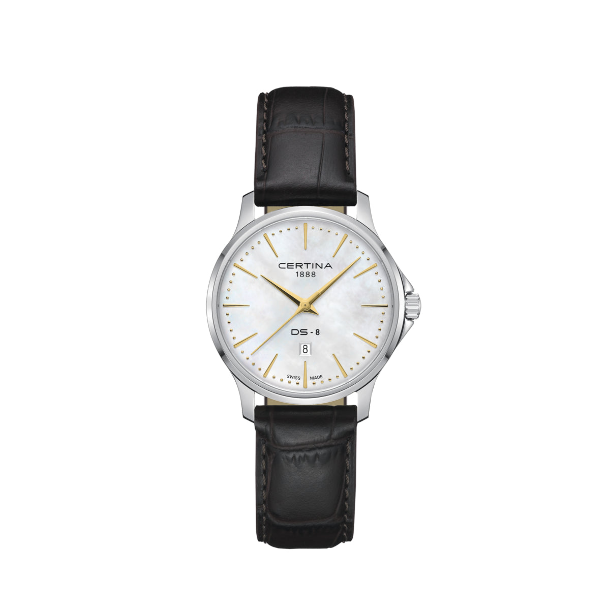 Certina DS-8 Lady 31mm m. Brun Læderrem
