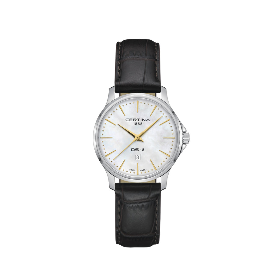 Certina DS-8 Lady 31mm m. Brun Læderrem