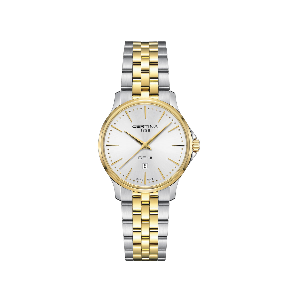 Certina DS-8 Lady Stål m. Guld PVD