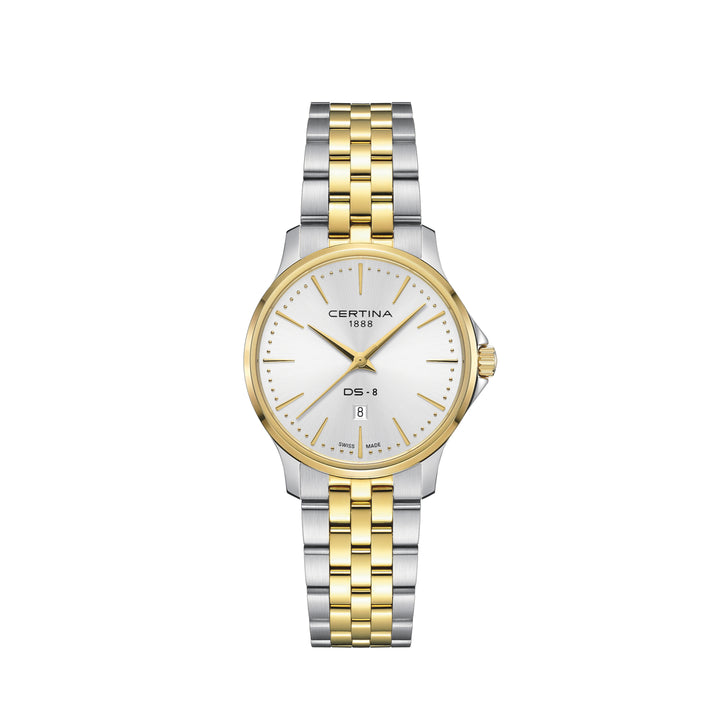 Certina DS-8 Lady Stål m. Guld PVD