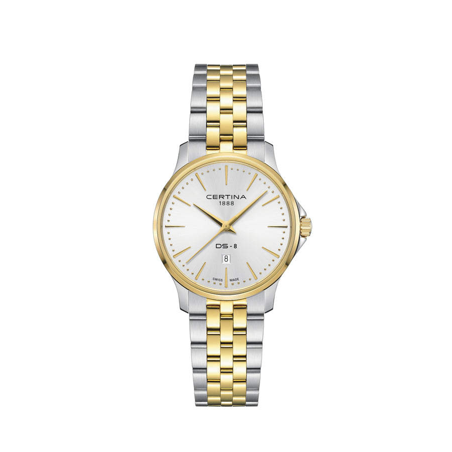Certina DS-8 Lady Stål m. Guld PVD