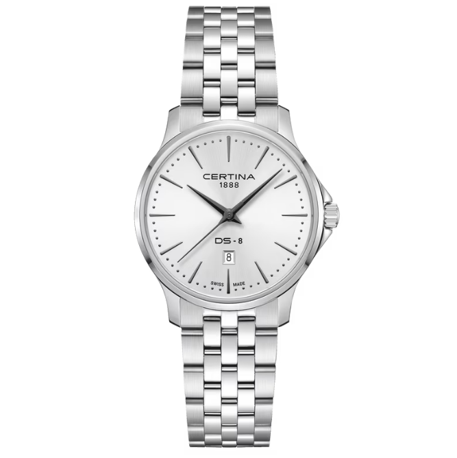 Certina DS-8 Lady - Hvid Urskive 31mm – C0450101101100