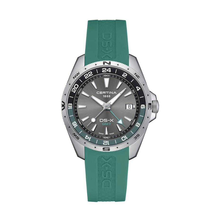 Certina DS-X GMT 41mm Med Gummirem