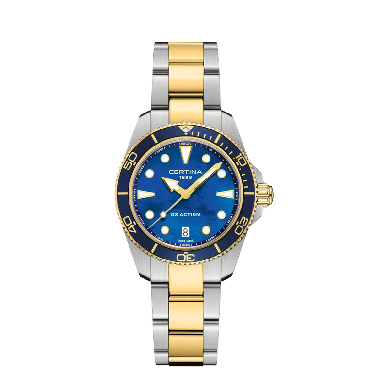 Certina DS Action Ocean Blue Perlemor 34,5mm - Quartz