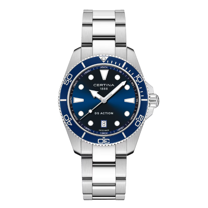 Certina DS Action – 40mm  Blå Urskive – C0484101104100