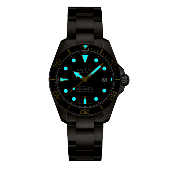 Certina DS Action Diver Titanium 38mm - Powermatic 80 – produktbillede 3