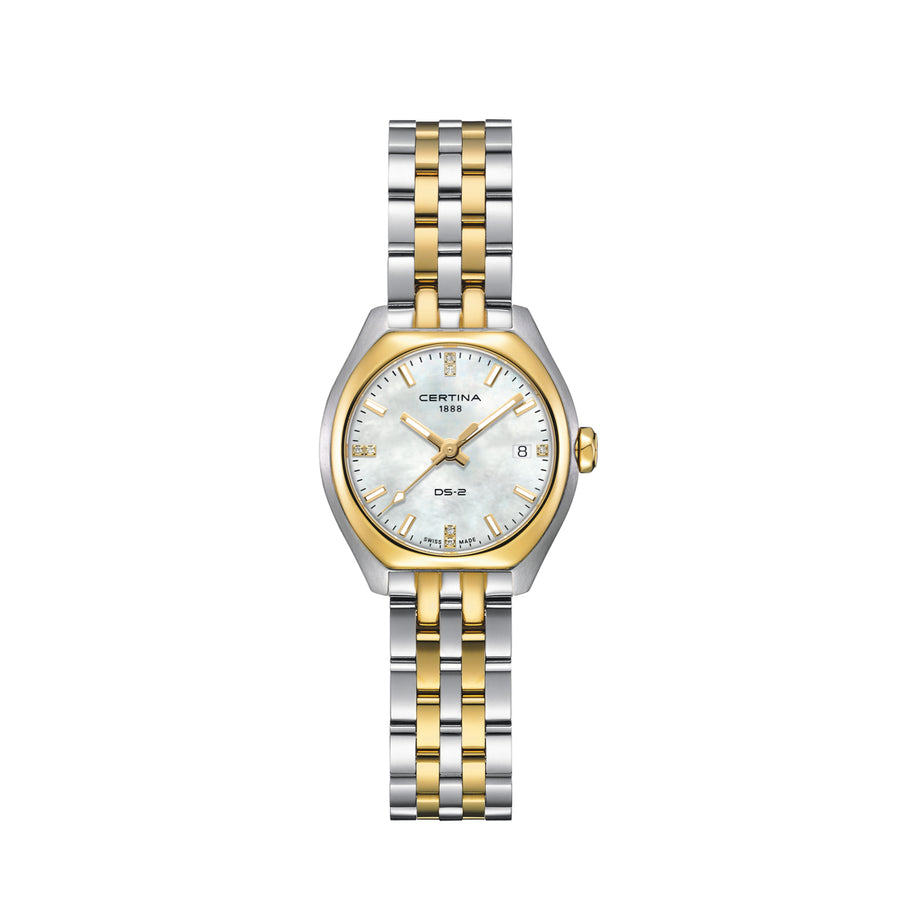 Certina DS-2 Lady Stål m. Guld PVD