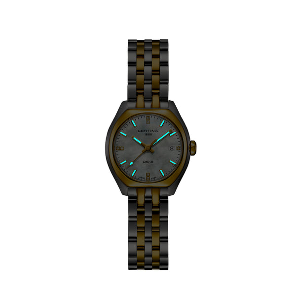 Certina DS-2 Lady Stål m. Guld PVD