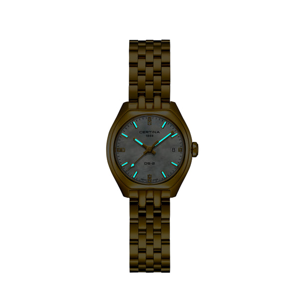 Certina DS-2 Lady Quartz Guld PVD
