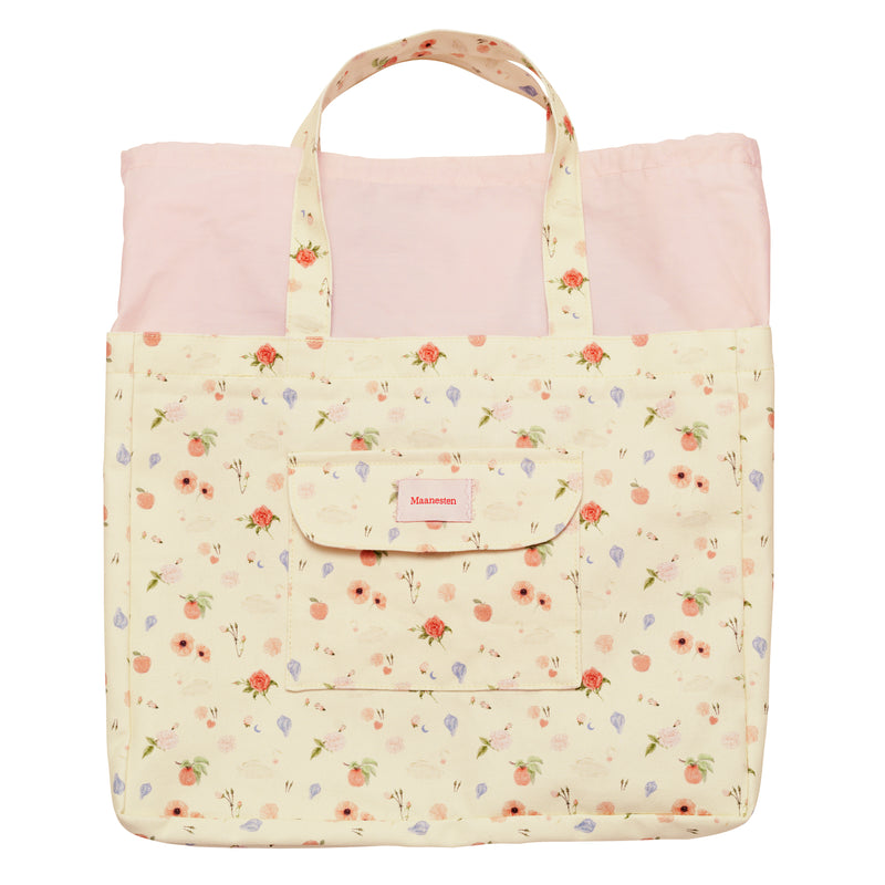 Maanesten Big Canvas Tote Bag Roses And Shells