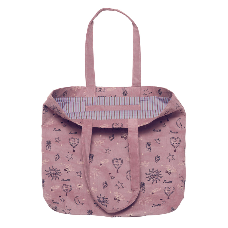 Maanesten Magic Corduroy Totebag Theatre Magical Purple
