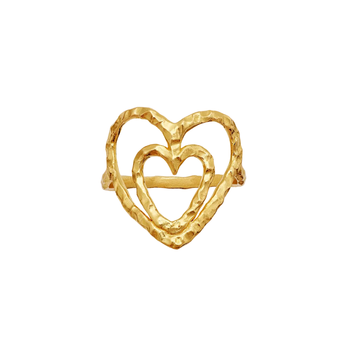 Maanesten Felicity Forgyldt Hjerte Ring