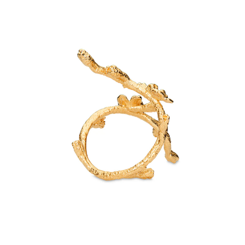 Flora Danica Forglemmigej Statement Ring