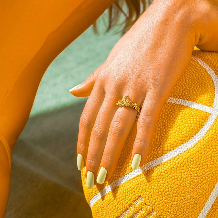 Vincent Glimmering Haze Forgyldyt Ring