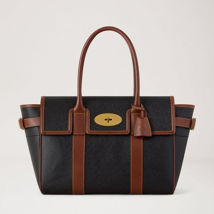 Mulberry Bayswater Black & Cognac Bio-Based Scotchgrain