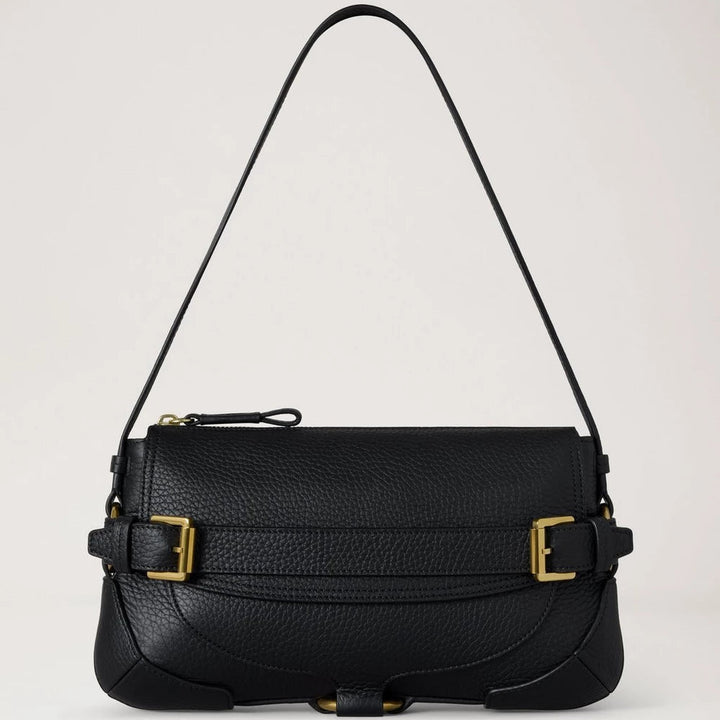 Mulberry Lennox Shoulder Heavy Grain Black
