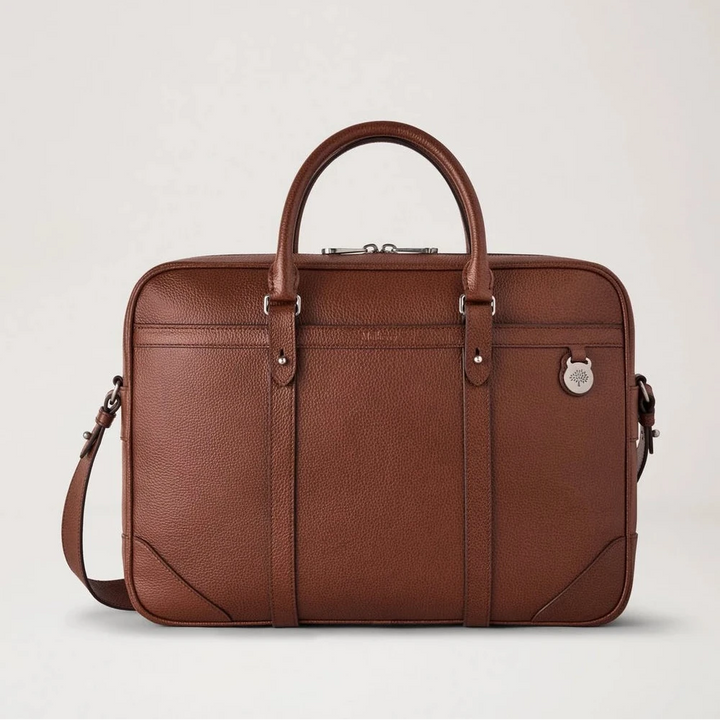 Mulberry Heritage Briefcase Two Tone Oak