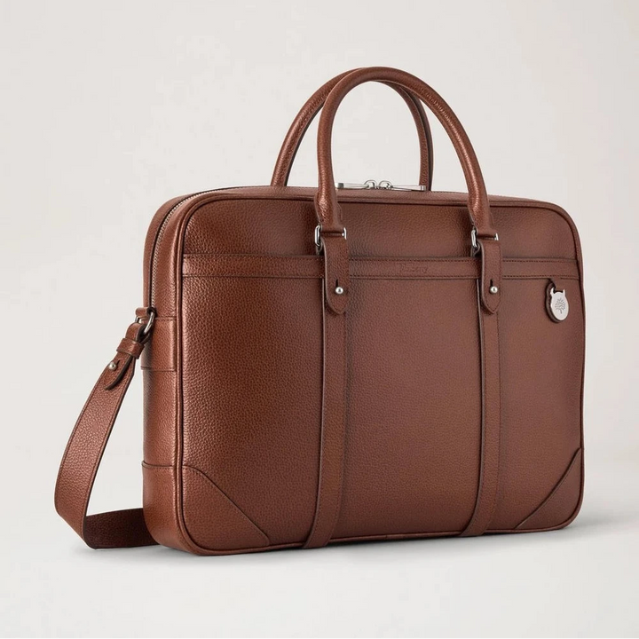 Mulberry Heritage Briefcase Two Tone Oak