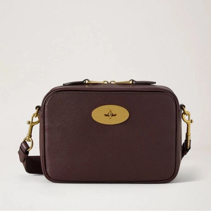 Mulberry Darley Camera Bag Small Classic Grain Oxblood – produktbillede 2