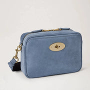 Mulberry Darley Camera Bag Suede Foggy Grey