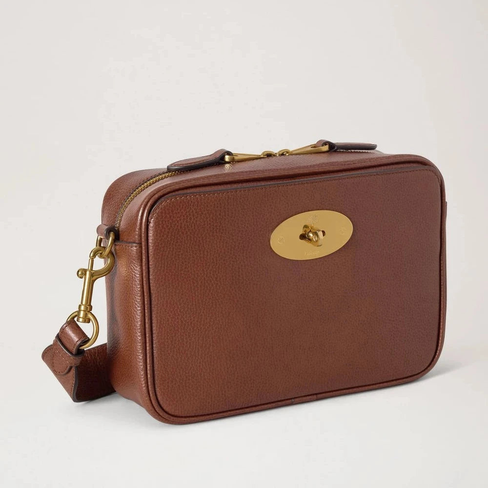 Mulberry Darley Camera Bag Small Classic Grain Two Tone Oak