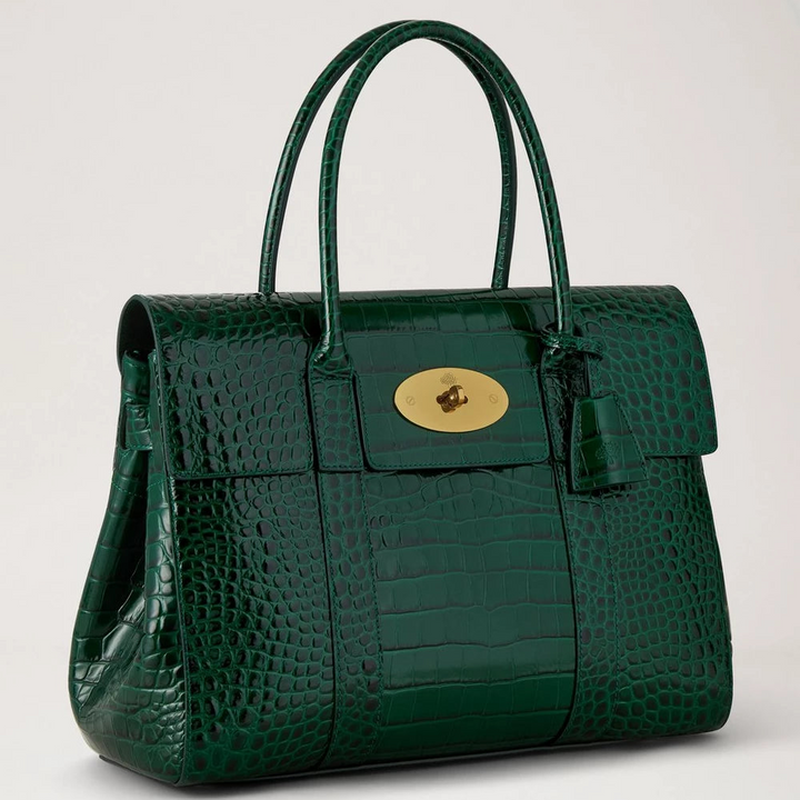 Mulberry Bayswater Emerald Shiny Croc – produktbillede 2