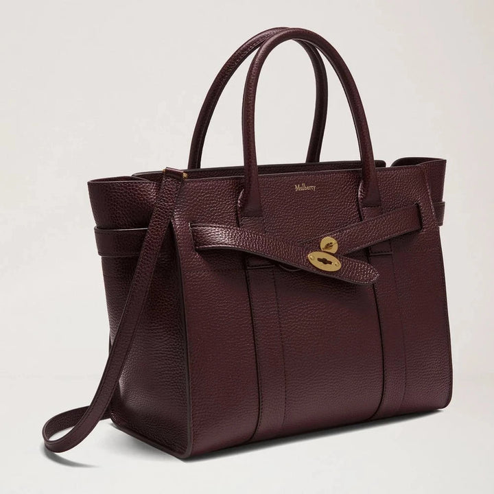 Mulberry Small Zipped Bayswater Oxblood Small Classic Grain – produktbillede 2