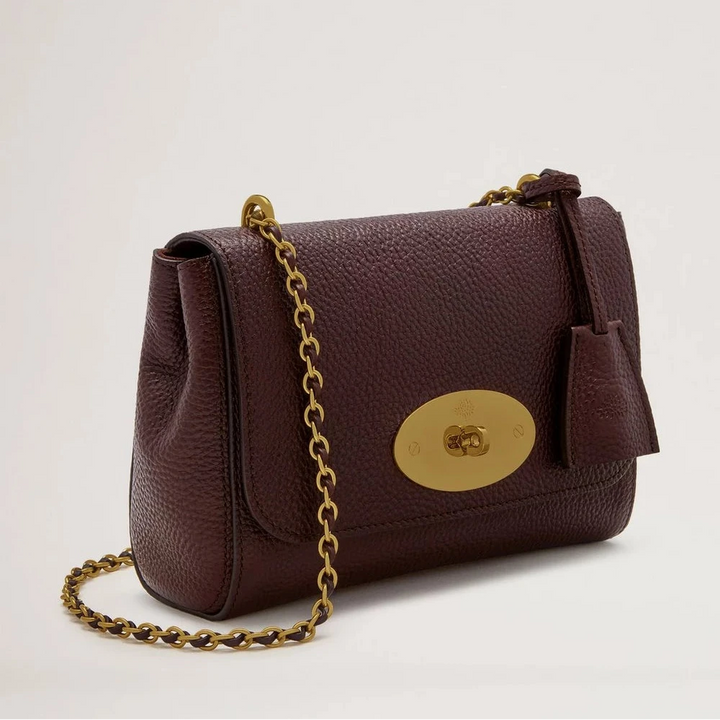 Mulberry Lily Oxblood Small Classic Grain – produktbillede 2