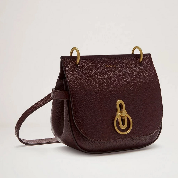 Mulberry Small Amberley Satchel Oxblood Small Classic Grain – produktbillede 2