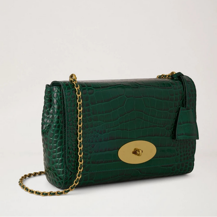 Mulberry Medium Lily Emerald Shiny Croc – produktbillede 2