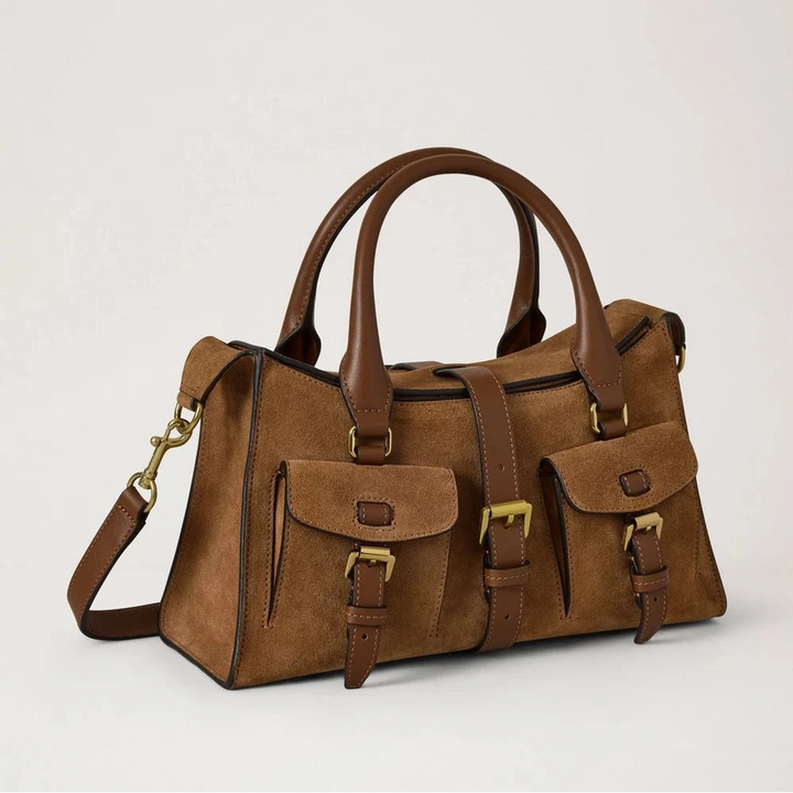 Mulberry Small Roxanne Vintage Oak Suede – produktbillede 2