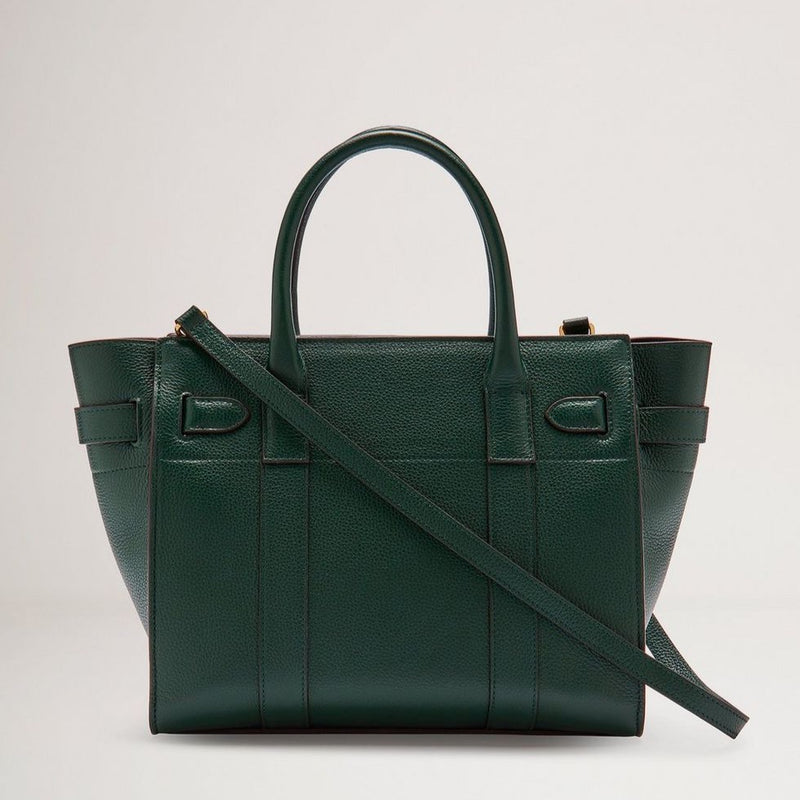 Mulberry Small Zipped Bayswater Mulberry Green