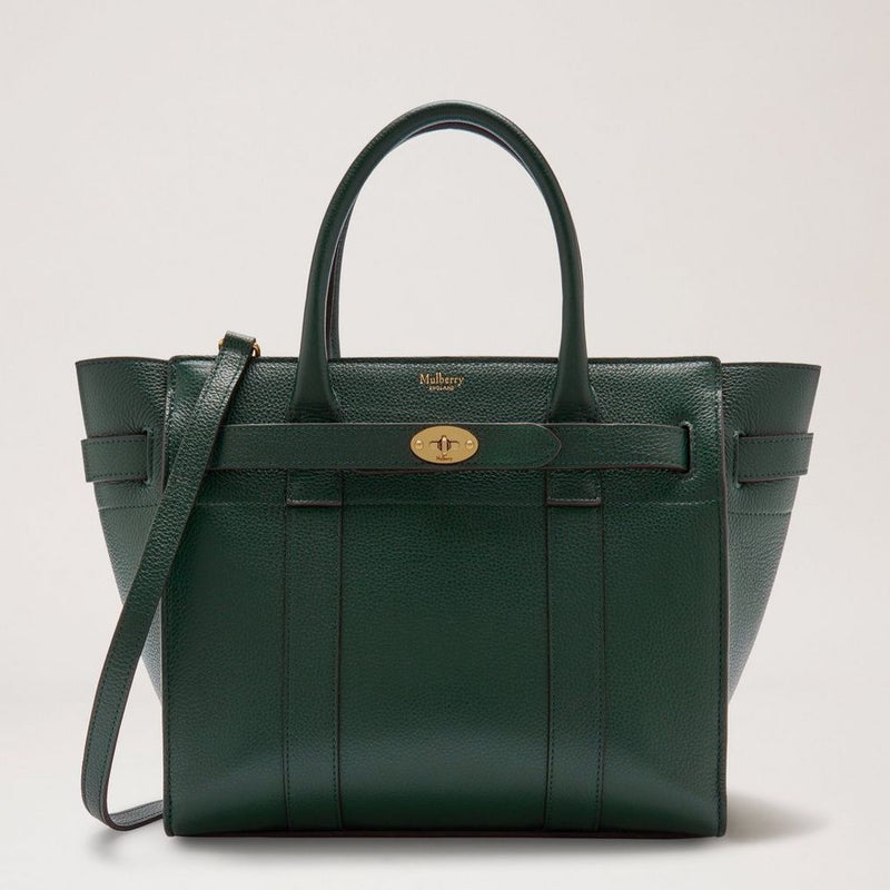 Mulberry Small Zipped Bayswater Mulberry Green