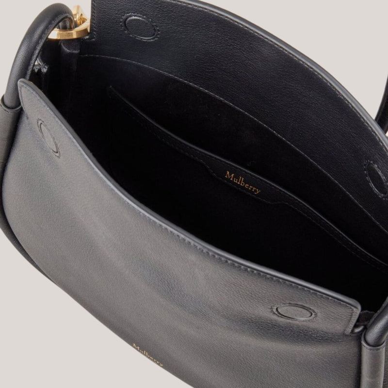 Mulberry Link S Silky Calf Black