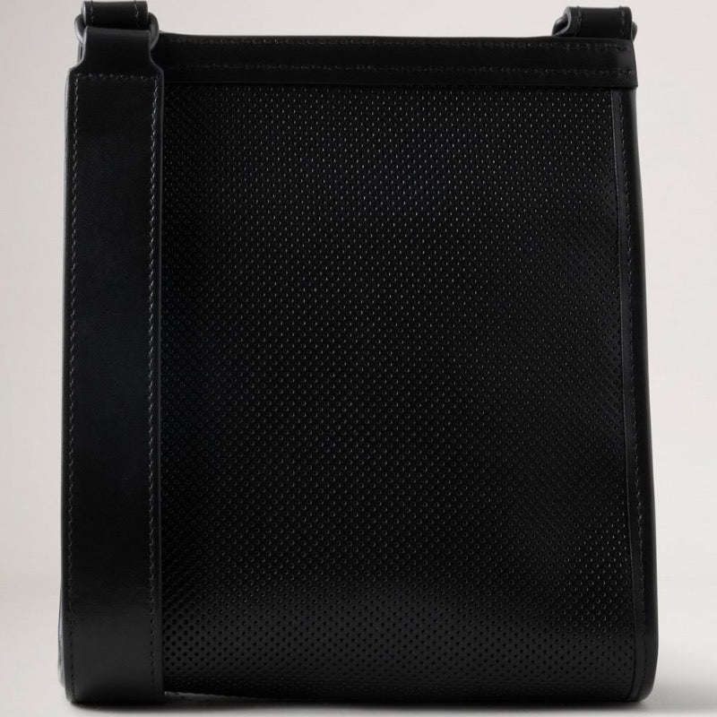 Mulberry Small Antony N Perforated Black Leather