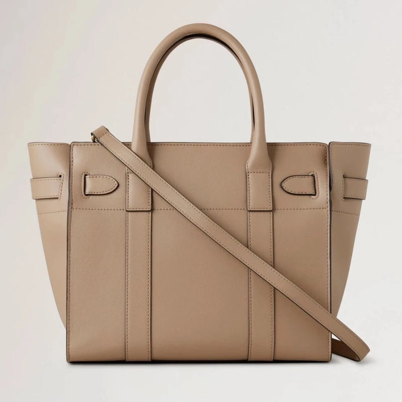 Mulberry Small Zipped Bayswater Maple Micro Grain