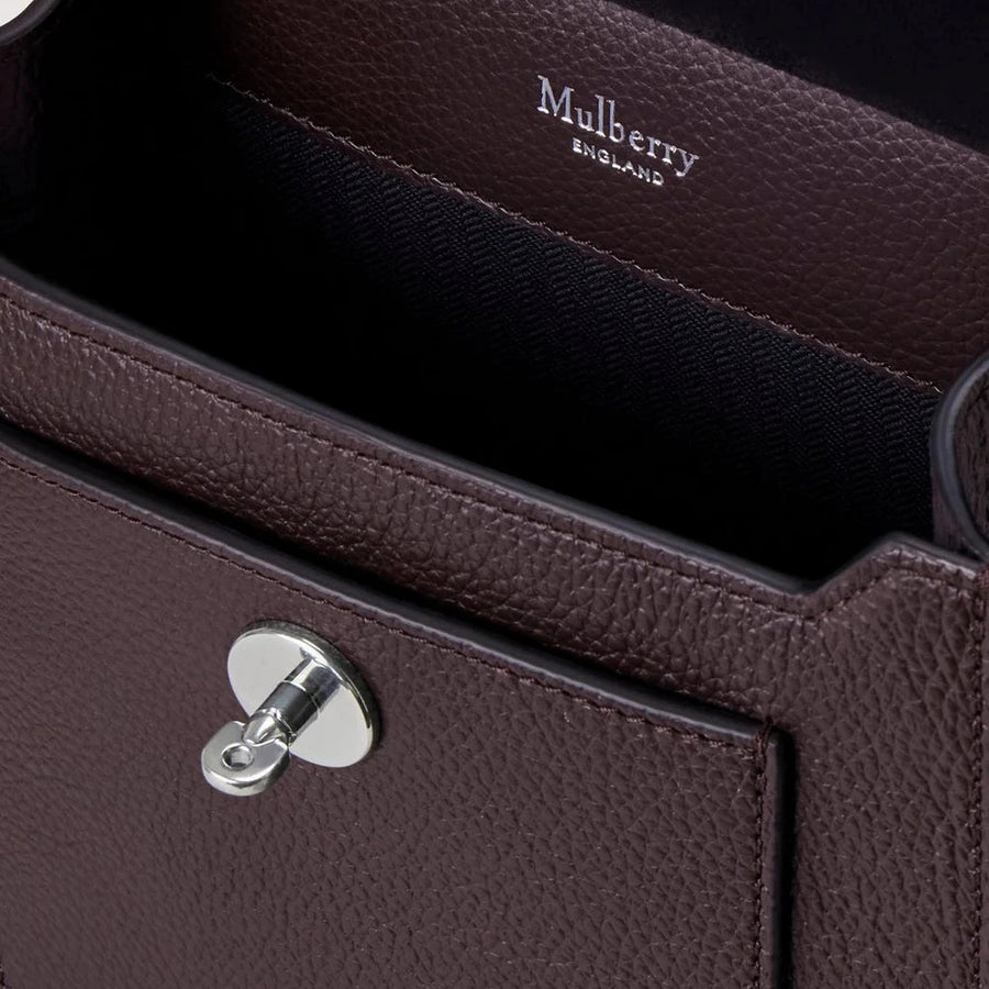 Mulberry Small Antony Small Classic Grain Ebony