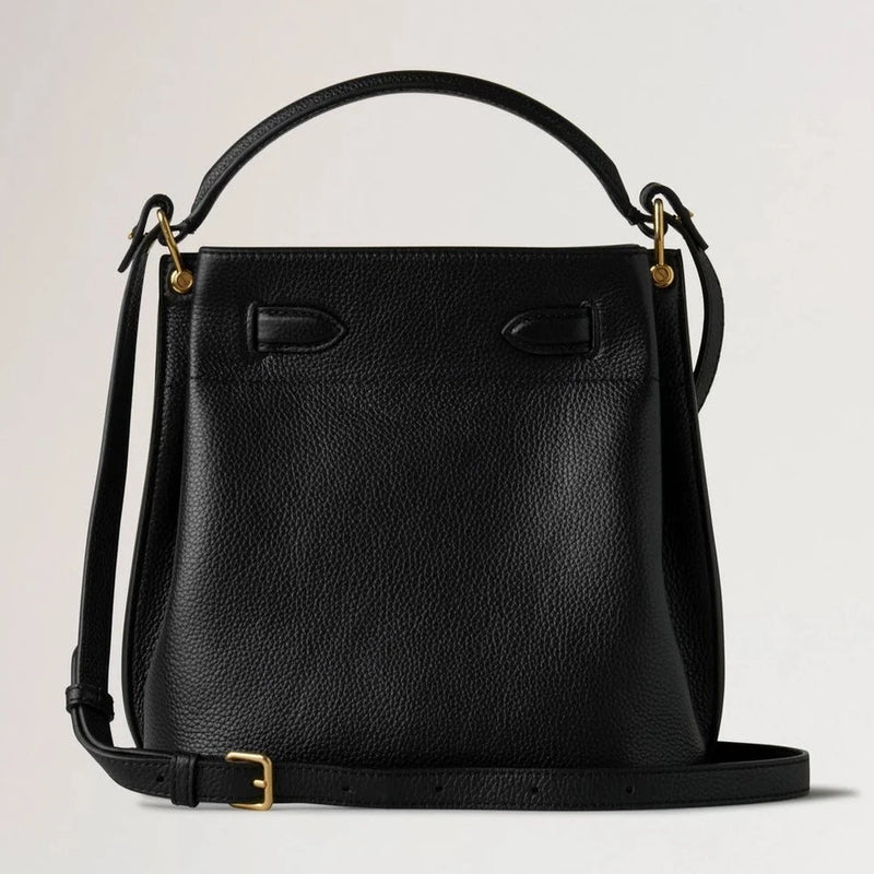 Mulberry Islington Bucket Small Classic Grain Black