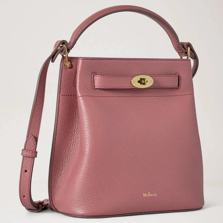 Mulberry Islington Bucket Pink Scrumpy Small Classic Grain