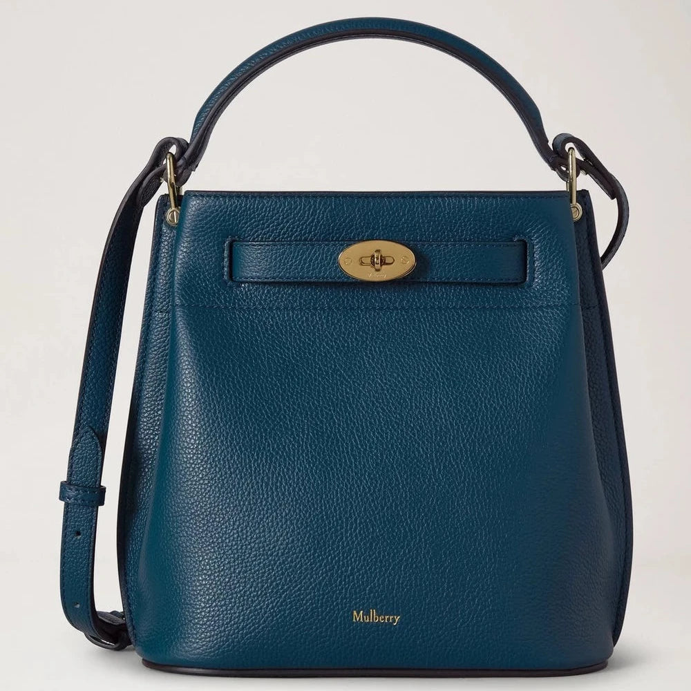 Mulberry Islington Bucket Out of the Blue Small Classic Grain