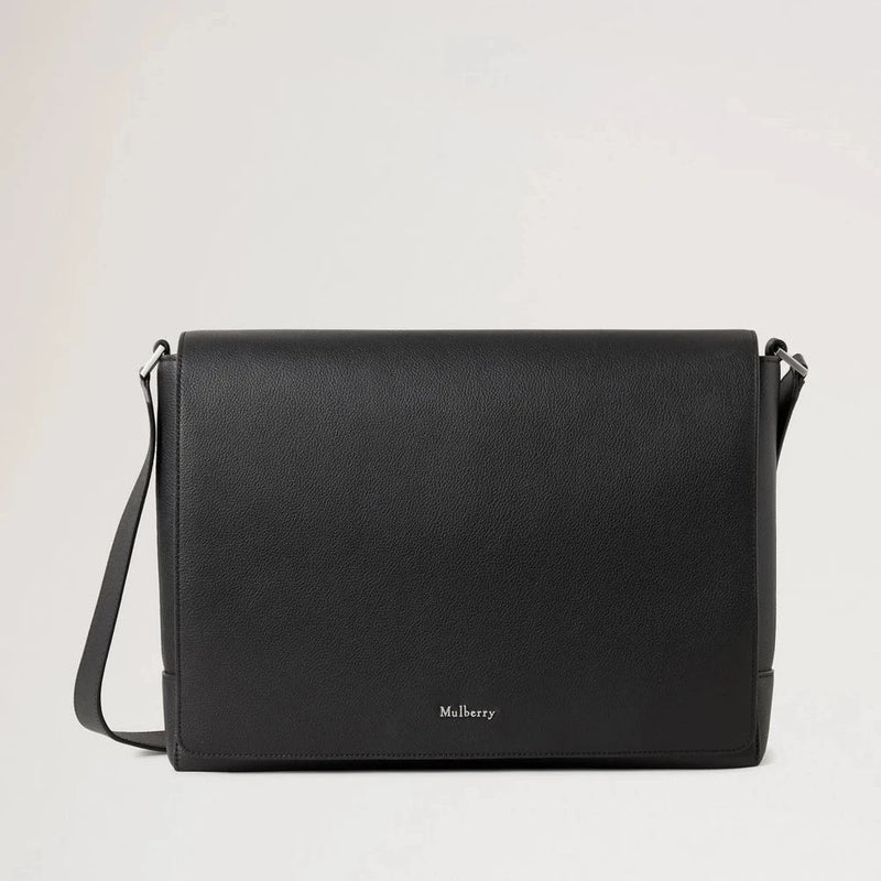 Mulberry Ferringdon Messenger - Black Small Pebble Grain