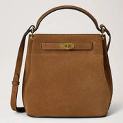 Mulberry Islington Bucket Vintage Oak Suede