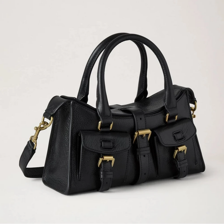 Mulberry Mini Roxanne High Shine Leather Black