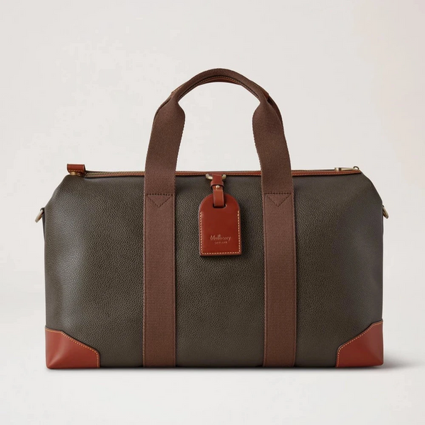 Mulberry Heritage Day Clipper Mole & Cognac Printed BioVeg Scotchgrain