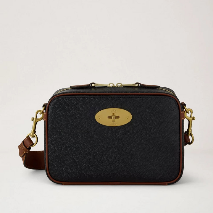 Mulberry Darley Camera Bag - Scotchgrain Black & Cognac Bio Based Scotchgrain – produktbillede 2