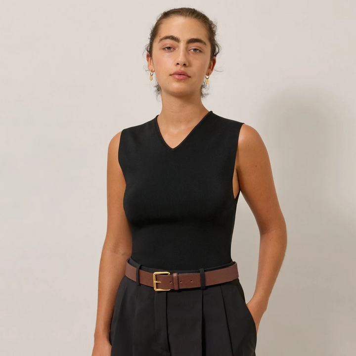 Tree Stud Belt Oak Two-Tone Small Classic Grain – produktbillede 2