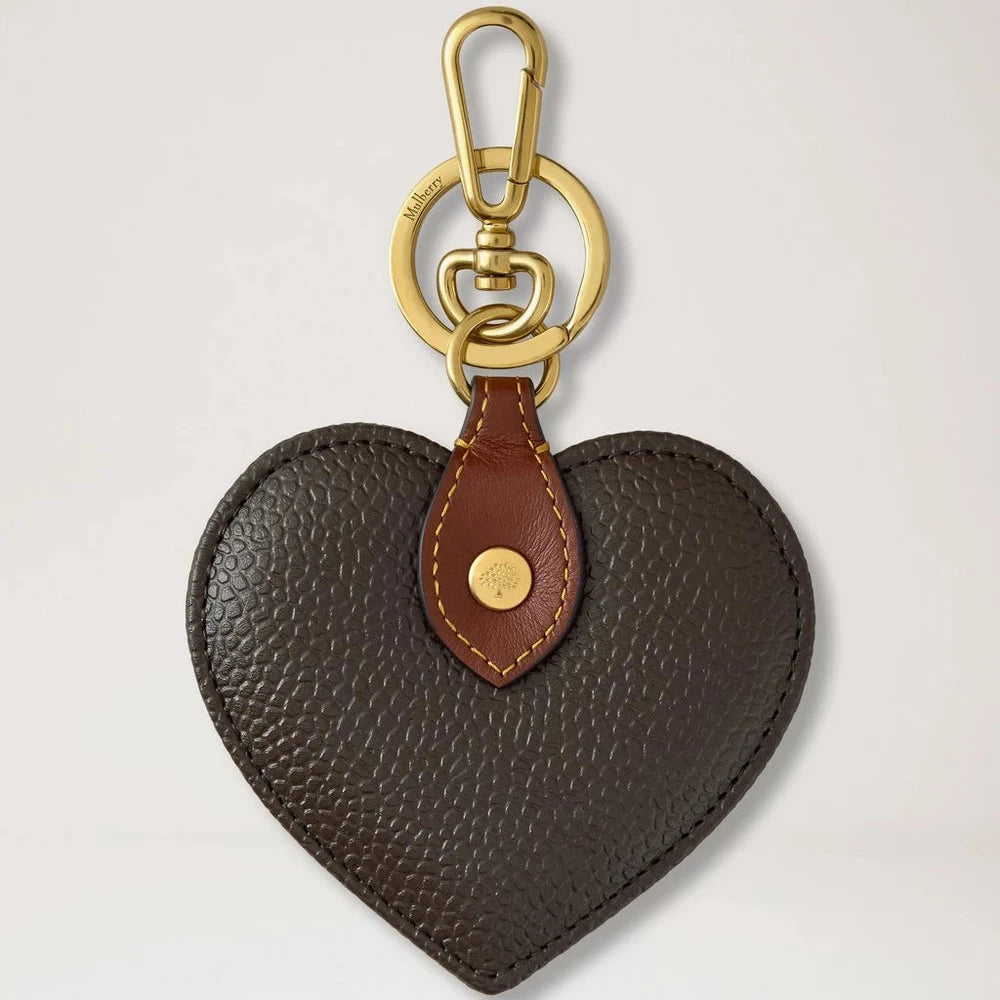 Mulberry Heart Keyring Mole-Cognac – RK6006/127Q330