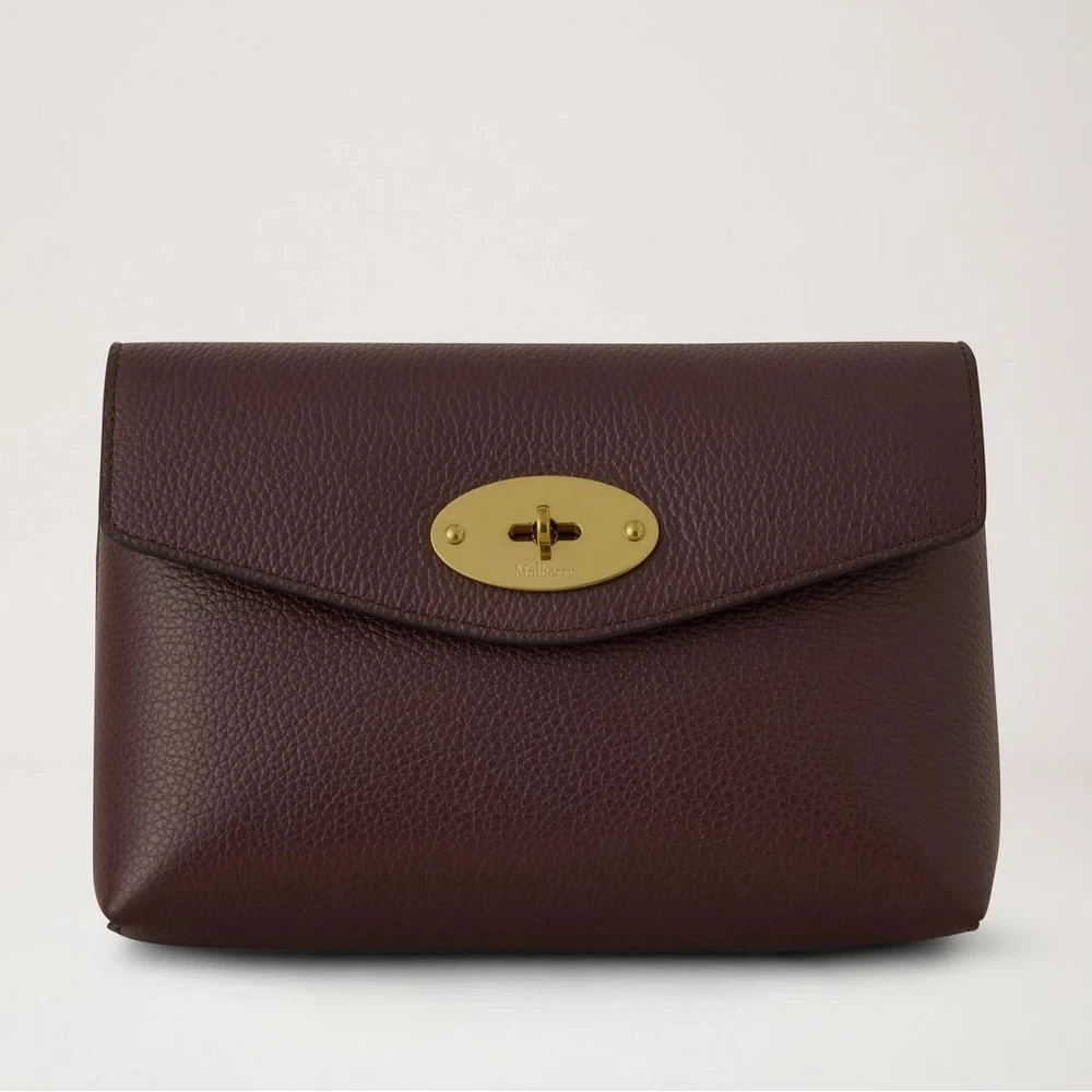 Mulberry Darley Cosmetic Pouch Oxblood Small Classic Grain – RL5077/205K195