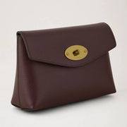Mulberry Darley Cosmetic Pouch Oxblood Small Classic Grain