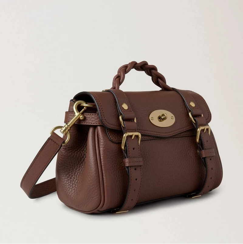 Mulberry Mini Alexa Bright Oak Heavy Grain